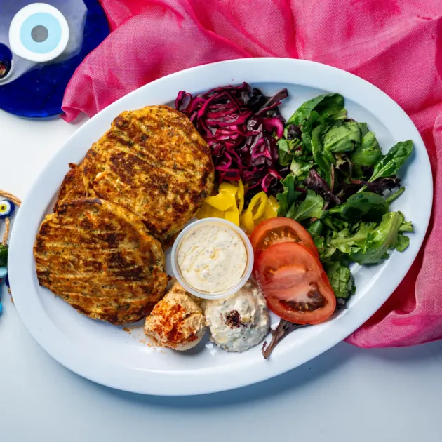 Vegetarian Kofte Platter